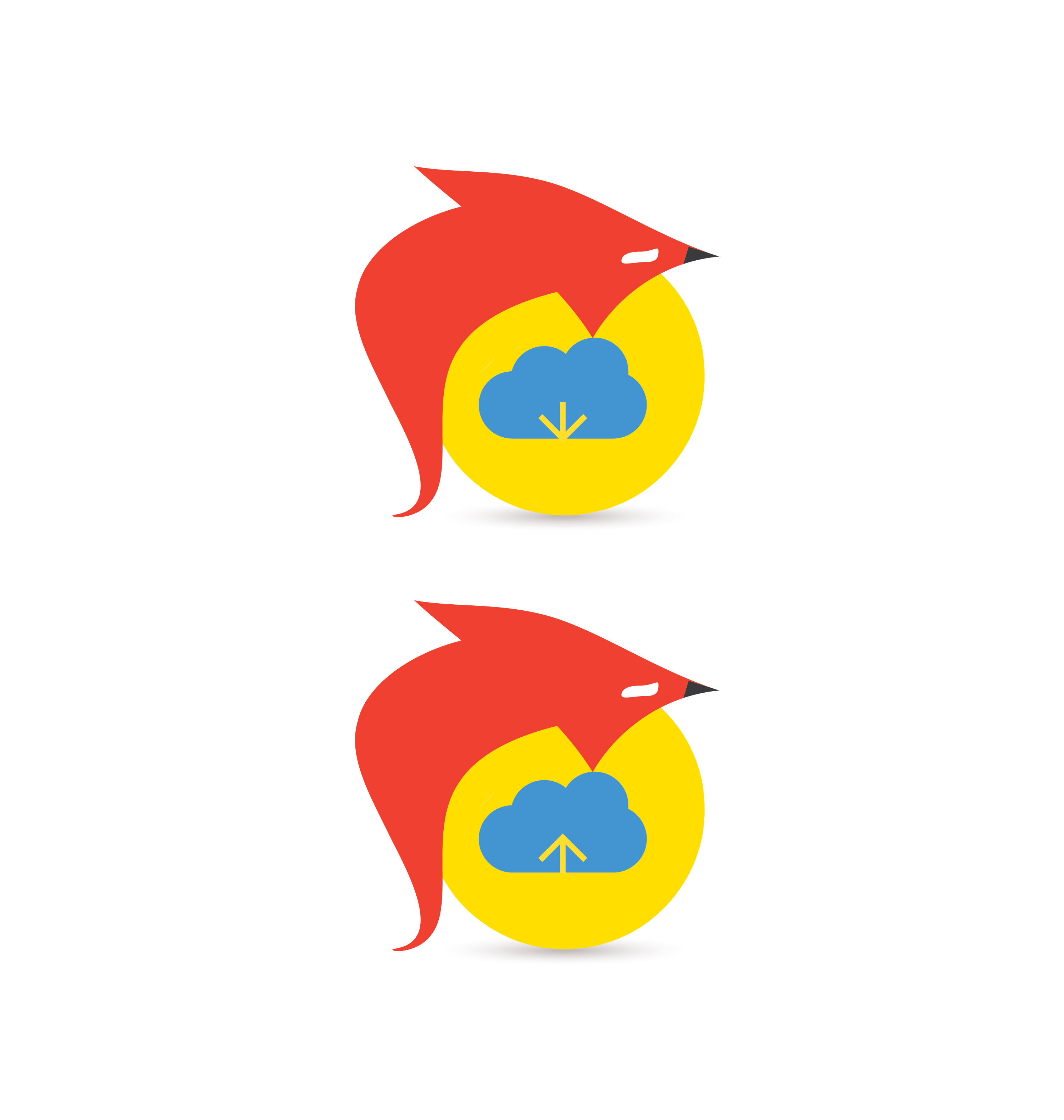 fox cloud download and upload icons