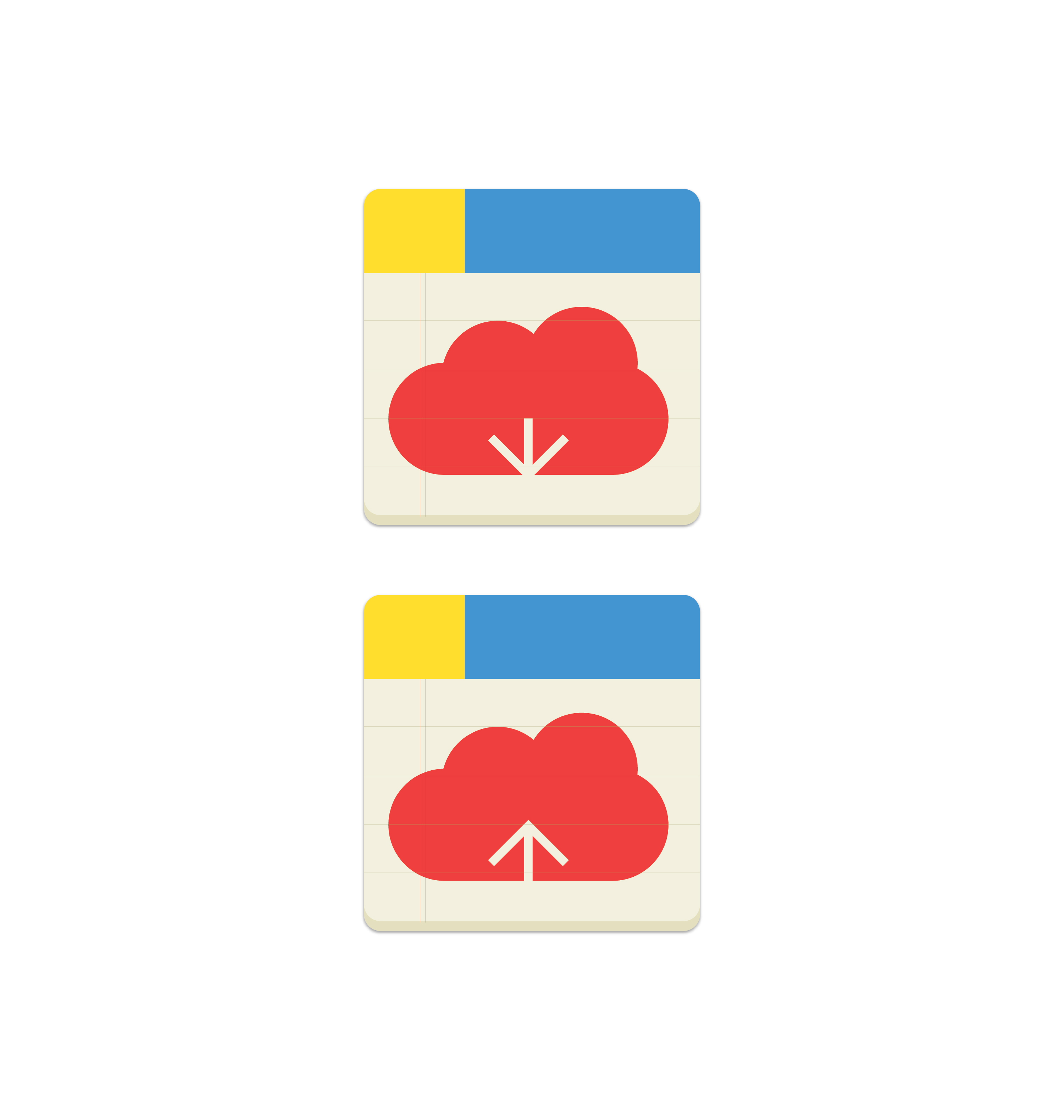 cloud download and upload icon 1