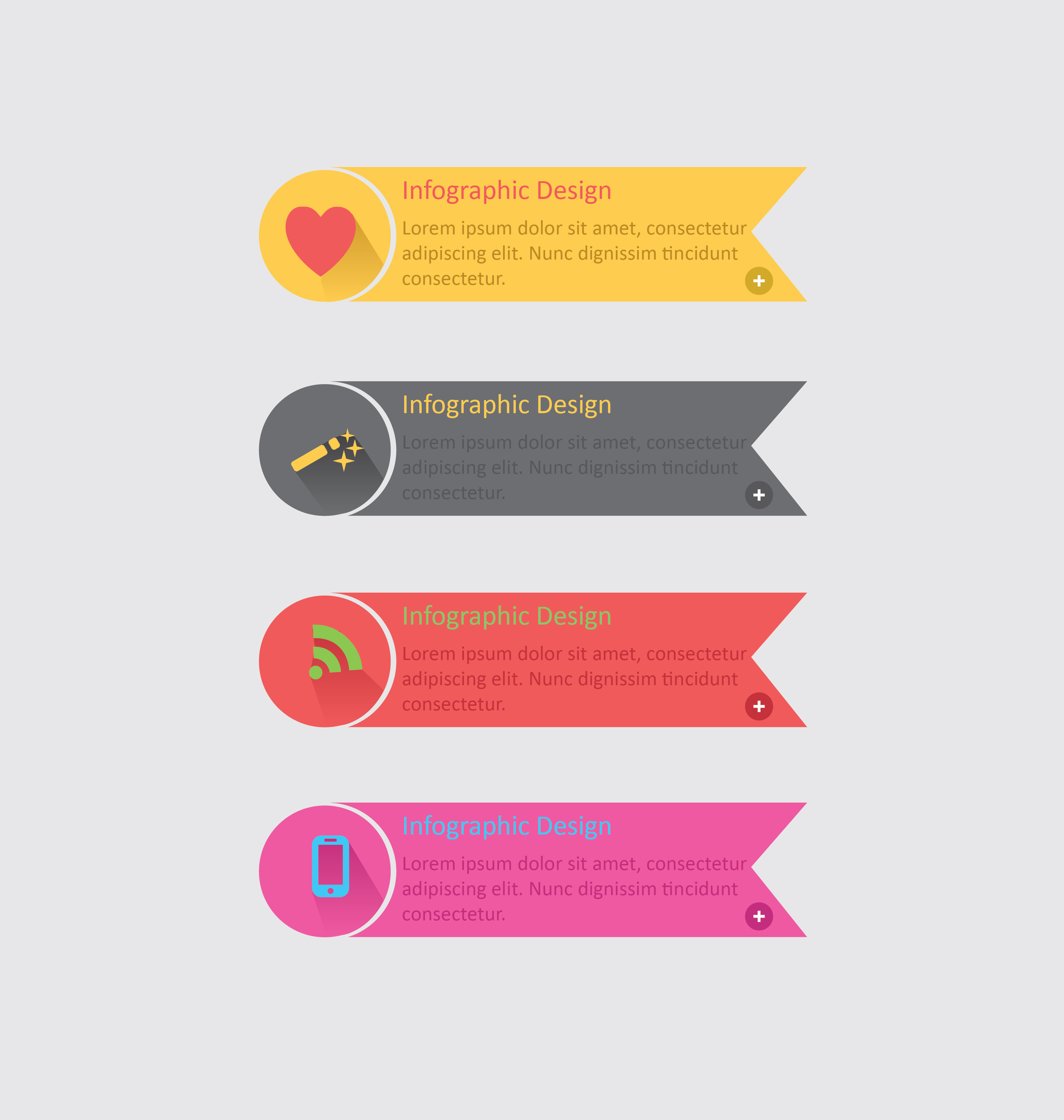 colorful infographics